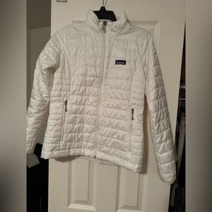 Patagonia Women’s Nano Puff Jacket, Size Small, Birch White